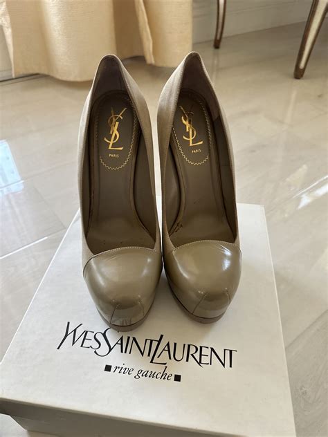 ysl tribtoo pumps|Yves Saint Laurent Capped.